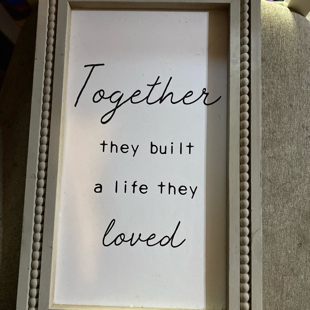 White and Gray Inspirational Wall Art